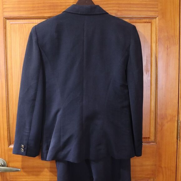 CLIO Black Double Breasted Vintage Pant Suit 10 - Picture 10 of 16